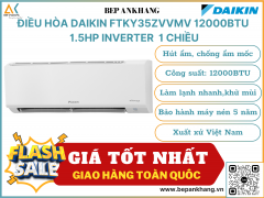 Diều hòa Daikin  FTKY35ZVVMV 12000BTU  1.5HP inverter 1 chiều